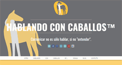 Desktop Screenshot of hablandoconcaballos.org